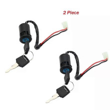 PARK (2 piezas) Interruptor de encendido universal para motocicleta, cerradura de puerta eléctrica impermeable,