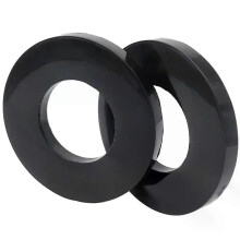 PARK (2 pezzi - nero) 2 pezzi Tampone fonoassorbente universale per auto Ammortizzatore con supporto