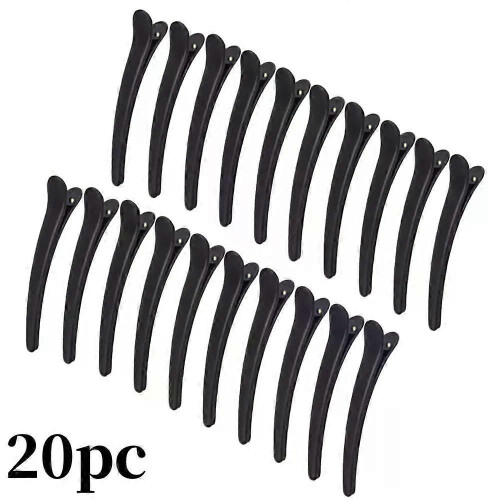 PARK (nero 20 pezzi) 10/20 pezzi Fermagli per capelli professionali in plastica per salone di bellezza