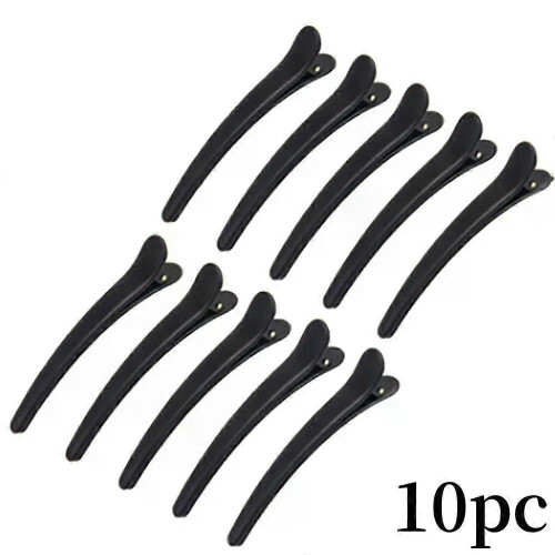 PARK (nero 10 pezzi) 10/20 pezzi Fermagli per capelli professionali in plastica per salone di bellezza