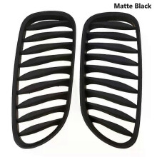 PARK (Mattschwarz) 2-teilige Frontstoßstange Nierengrill Haube Racing Grills Glänzend/Mattschwarz Für