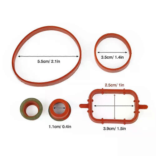 PARK (20 piezas) 20 juntas de colector de admisión para BMW M47 E87 E46 E90 E91 E92 E93 E39 E60 11617790198 2