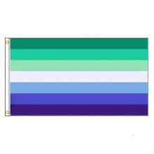 PARK (SMTFLG90B01C) FLAGLINK 90 x 150 cm Blaue Gay-Pride-Flagge Omnisexual Pride-Flagge zur Dekoration