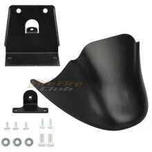 PARK (Dumm schwarz) Motorrad Schwarz Vorne Unten Spoiler Kotflügel Air Dam Kinn Verkleidung für Harley