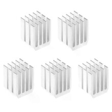 PARK(W)5Pcs/Set 9*9*12mm Aluminium Refroidissement Dissipateur Thermique Puce RAM Radiateur Dissipateur