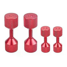 PARK (ROT) 4 Pcs Aluminium Flansch Zwei Loch Pins 1-1/8 Zwei Loch Ausrichtung Pins & 1-5/8 Abnehmbare