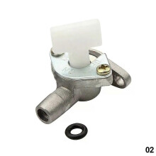 PARK (WEISS) Auto-Vergaserschalter, Kraftstofftankhahn, Taschenhahn, Ventilschalter für 2-Takt 47 cc