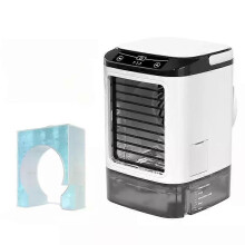 PARK (keine Zerstäubung) Tragbarer Ventilator für die Klimaanlage, Desktop, Dual-Spray, Ultraschall-Zerstäubung,