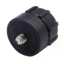 PARK (Schwarz) 1/4 Schraube 17mm Kugelhalterung Kugelkopf Adapter Telefonhalter für Kamera GPSBracket