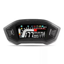 PARK (un solo medidor) Velocímetro digital profesional para motocicletas, odómetro, medidores de temperatura