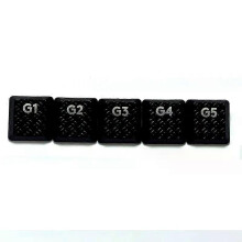 PARK (schwarz) 5 Stück Tastenkappen G1 G2 G3 G4 G5 Tastenkappen Ersatz für Logitech G915 G913 G813 Mechanische