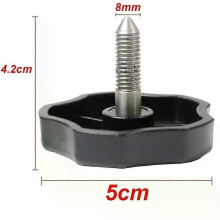 PARK (4,2 CM) 1/4/6 piezas Kit de perilla de marco de ventana con tornillo corto y largo para capota