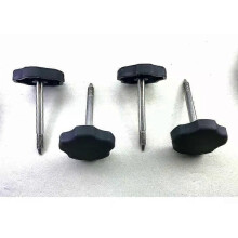 PARK (4 piezas) 1/4/6 piezas Kit de perilla de marco de ventana con aguja para capota blanda con tornillo