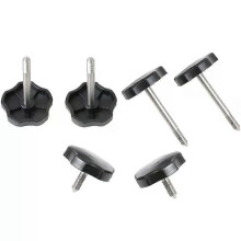 PARK (6 piezas) 1/4/6 piezas Kit de perilla de marco de ventana con aguja para capota blanda con tornillo