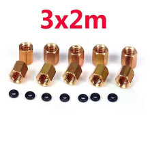 PARK (3 x 2 mm), 20 Stück Kupfer-Schraub-O-Ring für Dämpfer DX4 mit 4 x 3 mm 3 x 2 mm Tintenschlauch