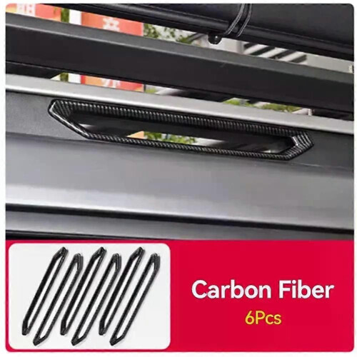 Cubierta Adhesiva De Fibra De Carbono Real Para La Antena De Aleta De