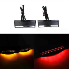 PARK (schwarz rot licht) Motorrad Blinker Rückspiegel Anzeige Licht Für Honda GOLDWING GL1800