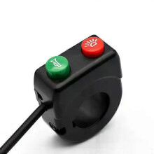 PARK(B) Motorrad-Lenkerschalter, Elektrofahrrad, Roller, Hupe, Blinker, Ein-/Aus-Taste, Lichtschalter,