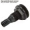 PARK(WHITE) 1 conector de manguera de 5/8" con conector pasante recto ABS resistente a impactos para 4