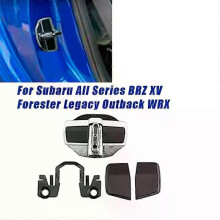 PARK (Silber Schwarz 1Set)TRD Türschloss Stabilisator Schutz Riegel Stopper Abdeckungen Für Subaru Alle