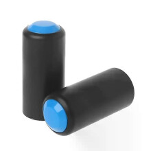 PARK (Azul) Tapa de rosca para batería de micrófono duradera para Shure Pgx2 Slx2, accesorios para micrófono