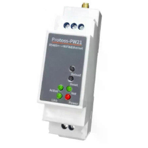PARK(kit2) Convertitore da RS485 a Ethernet WiFi su guida DIN Server seriale IOT PW21 Supporto DC AC 2
