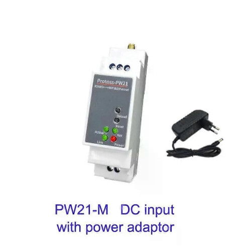 PARK(kit2) Convertitore da RS485 a Ethernet WiFi su guida DIN Server seriale IOT PW21 Supporto DC AC