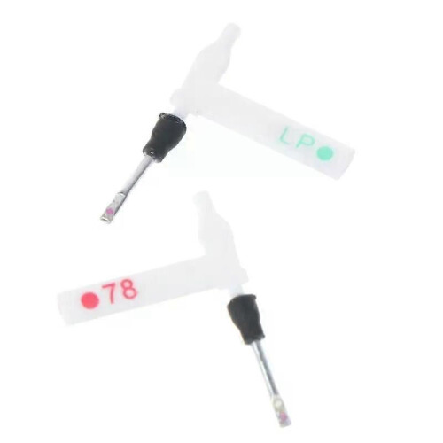 PARK(LP.78) per giradischi LP/78 Sostituisci lo stilo per il tocco per giradischi Double Ruby e Sapphire 1