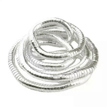 PARK (colore argento) Collana a serpente flessibile con gioielli intrecciati Collana a catena a serpente