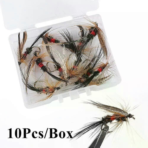 PARK (10 Stück) 5/10/20 Stück Künstliche Insektenköder Fliegen Fliegenfischen Köder Köder Libelle Topwater