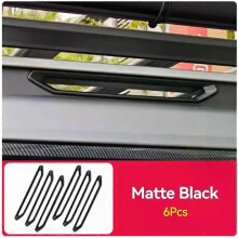 PARK (schwarz) Für Jetour Jetour T2 Carbon Fiber Style 6PCS Dachabdeckung Rack Dekorative Platte Streifen