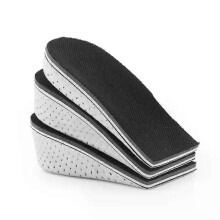 PARK (Halbpolster 3 cm) Einlegesohlen zur Erhöhung der Höhe, atmungsaktiver Memory Foam, Fersenheber-Einsätze,