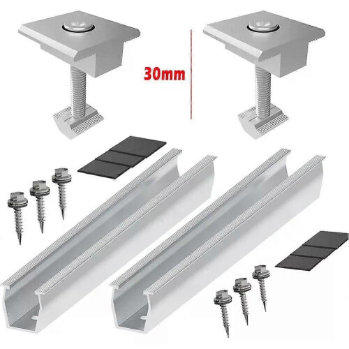 Support de fixation de rail en aluminium pour module de panneau solaire PARK(A) Support de montage de
