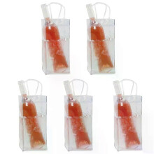 PARK (5 STÜCKE) Eisweintasche, PVC, transparente Kühltasche, transparente Tasche, Eiskübel, Wein, Champagner,