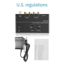Preamplificatore Phono PARK (spina USA) PP500 con controllo del volume Preamplificatore Preamplificatore