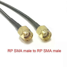 PARK (15 CM) neue RP SMA Männlichen Innen Loch Schalter RP SMA Stecker Mit Buchse Pigtail Adapter RG316