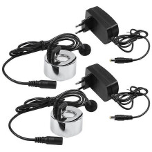PARK (US-Stecker) 45 mm Luftbefeuchter Ultraschall-Nebelhersteller Industrie-Inkubator 24 V Vernebler