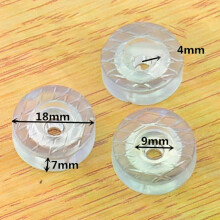 PARK (18 mm mit Unterlegscheibe) 10 Stück runde Möbelfüße aus Silikon, rutschfeste Fußabdeckung für