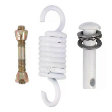 PARK (Weiß) Outdoor-Schaukel-Drehfeder, Hängefeder, Ersatz-Aufzüge, Gadget-Zubehör, Stahllegierungsbeschlag