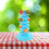 PARK (Blau) Ring Perforierte Süßigkeiten Marshmallow Display Requisiten Einstellbare Lollipop Display 3