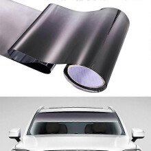 PARK(musta) UV Anti Car Tuulilasi Aurinkokalvo Sävytetty tarra Värikkäät Ikkunafoliot Aurinkosuoja Autotarvikkeet