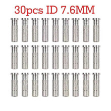 PARK (30 stücke 7,6mm) 30 stücke Aluminium Sitz Für Jagd Welle Pfeilspitze fit ID 62mm Oder ID 76mm