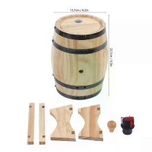 PARK (3L) 1L 3L 5L Kiefernholz-Weinfass, spezieller Spender, Eimer, Bierfässer mit Ständer für Tequila,