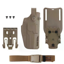 PARK (GB-83 TAN) Fondina tattica SIG P320 M17/M18 Fondina per pistola MK-17 Custodia per softair Doppia
