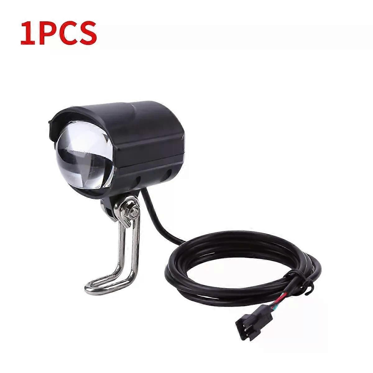 Phare LED EBike 3Pin avec étanche IPX4 Klaxon pour vélos électriques 48V 36V