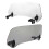 PARK (Transparent) 1Pcs Universal Motorrad Modifizierte Windschutzscheibe Windschutzscheibe Installiert 3