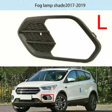 PARK (schwarz Links) Auto Front Stoßstange Nebel Licht Lampe Rahmen Kühlergrill Abdeckung Für Ford Escape