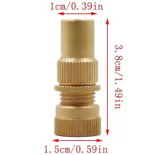 PARK (Das Neue) 1 Stück 4WD Universal Messing Off-Road Automatische Reifen Deflators Zubehör Kit 6-30