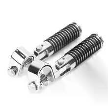 PARK (Silber) 2 Stück Universal Motorrad Schalthebel Fußpolster Pedal Start Fußrasten Pad Moto Zubehör
