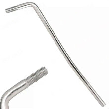 PARK (Silber) 1pc Elektrische Gitarre Griff Joystick Metall Rocker-arm Hebel Schraube In Tremolo Arme